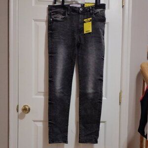 Modern Culture Men's Black Denim Grayson Skinny Fit Jeans Mens 34/32 🆕